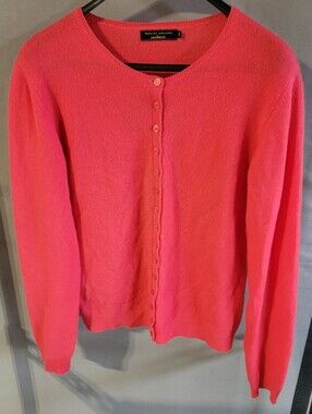 Galeries Lafayette Caahmere Button Up Sweater